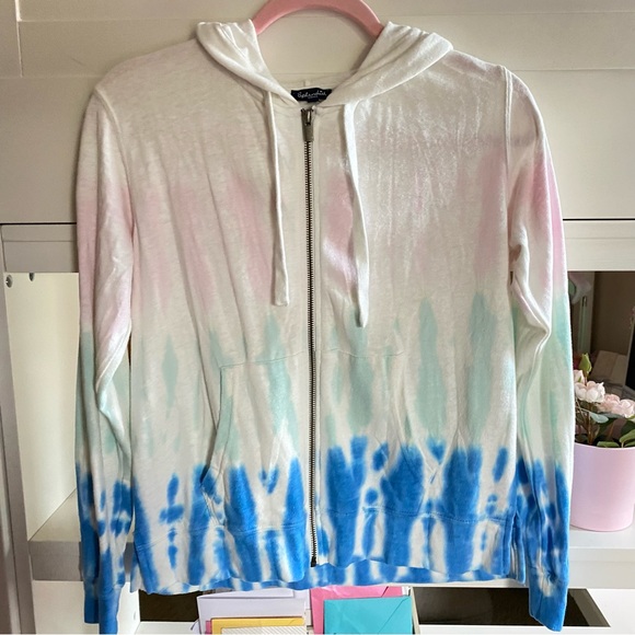🌸3/$30🌸 Splendid Girls’ Tie Dye Hoodie Jacket Zip Up with Pockets - Picture 2 of 5